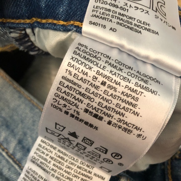 New Levi’s Wedgie high rise jeans in Rough Tide 24 - Picture 8 of 8